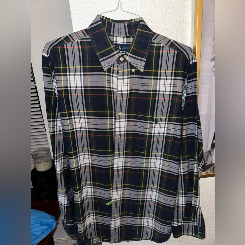 Long Sleeve Polo Button Down